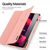Dux Ducis iPad Air 13 (M2/M3/M4) -kotelo DOMO-sarja Pinkki