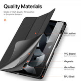 Dux Ducis iPad Air 13 (M2/M3/M4) Kotelo DOMO Series Musta