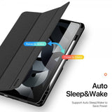 Dux Ducis iPad Air 13 (M2/M3/M4) Kotelo DOMO Series Musta