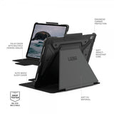 Urban Armor Gear (UAG) iPad Air 13 (M2/M3/M4) Kotelo Metropolis SE Musta