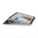 Pipetto iPad Air 13 (M2/M3/M4) -kotelo Origami No3 Pencil Case, metallinhohto pinkki