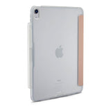 Pipetto iPad Air 13 (M2/M3/M4) -kotelo Origami No3 Pencil Case, metallinhohto pinkki