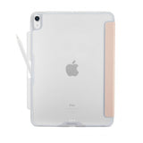 Pipetto iPad Air 13 (M2/M3/M4) -kotelo Origami No3 Pencil Case, metallinhohto pinkki