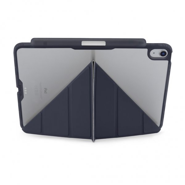 Pipetto iPad Air 13 (M2/M3/M4) -suojakotelo Origami No3 Pencil Case, tummansininen