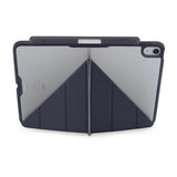 Pipetto iPad Air 13 (M2/M3/M4) -suojakotelo Origami No3 Pencil Case, tummansininen