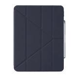 Pipetto iPad Air 13 (M2/M3/M4) -suojakotelo Origami No3 Pencil Case, tummansininen