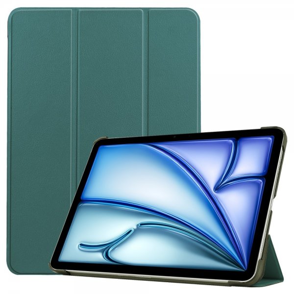 iPad Air 13 (M2/M3/M4) Suojakuori Kolmiosainen Vihreä