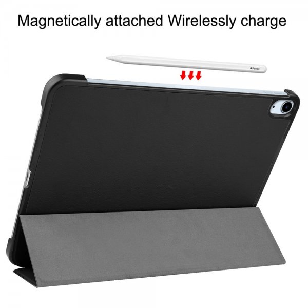 iPad Air 13 (M2/M3/M4) Kotelo Kolmiosainen Musta