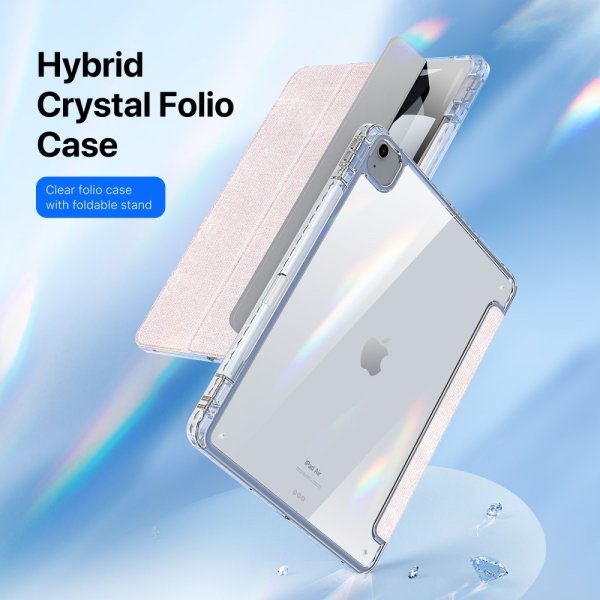 Dux Ducis iPad Air 13 (M2/M3/M4) -suojakotelo, UNID-sarja, vaaleanpunainen