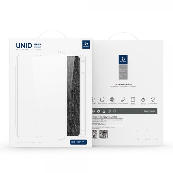 Dux Ducis iPad Air 13 (M2/M3/M4) Kotelo UNID Series Musta