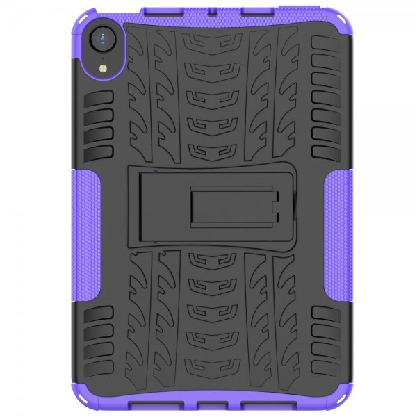 iPad mini (6. sukupolvi)/iPad mini (A17 Pro) Suojakuori Renkaan kulutuspinta Jalustatoiminnolla Violetti