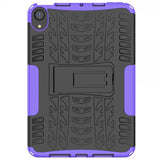 iPad mini (6. sukupolvi)/iPad mini (A17 Pro) Suojakuori Renkaan kulutuspinta Jalustatoiminnolla Violetti