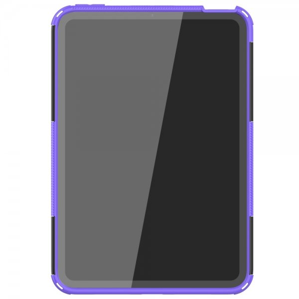 iPad mini (6. sukupolvi)/iPad mini (A17 Pro) Suojakuori Renkaan kulutuspinta Jalustatoiminnolla Violetti