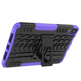 iPad mini (6. sukupolvi)/iPad mini (A17 Pro) Suojakuori Renkaan kulutuspinta Jalustatoiminnolla Violetti
