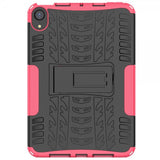 iPad mini (6. sukupolvi)/iPad mini (A17 Pro) Kuori Rengaskuvio Jalustatoiminto Magenta