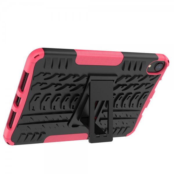 iPad mini (6. sukupolvi)/iPad mini (A17 Pro) Kuori Rengaskuvio Jalustatoiminto Magenta