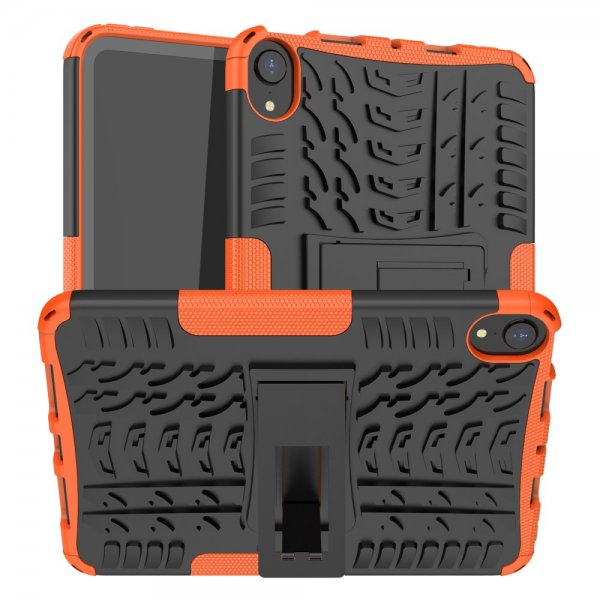 iPad mini (6. sukupolvi)/iPad mini (A17 Pro) Kuori Rengaskuvio Jalustatoiminto Oranssi