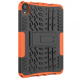 iPad mini (6. sukupolvi)/iPad mini (A17 Pro) Kuori Rengaskuvio Jalustatoiminto Oranssi