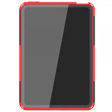 iPad mini (6. sukupolvi)/iPad mini (A17 Pro) Kuori Rengaskuvio Jalustatoiminto Punainen