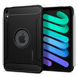 Spigen iPad mini (6. sukupolvi)/iPad mini (A17 Pro) Kuori Rugged Armor Matte Black