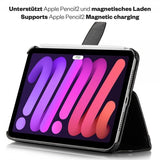 KAVAJ iPad mini (6. sukupolvi)/iPad mini (A17 Pro) -suojakotelo London, musta
