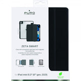 Puro iPad mini (gen 6)/iPad mini (A17 Pro) -suojakotelo Zeta Smart, musta
