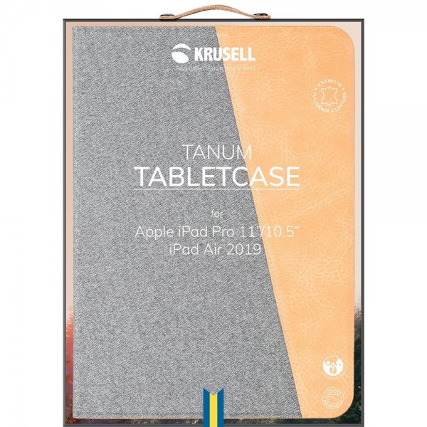 Krusell iPad Pro 11 2018/iPad Air 2019 Kotelo Tanum Cover Vintage Nude