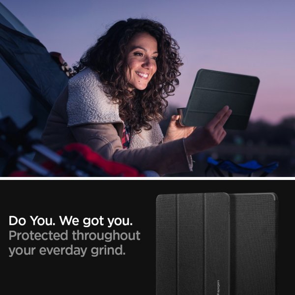 Spigen iPad Pro 11 (2./3./4. sukupolvi) suojakuori Urban Fit, musta