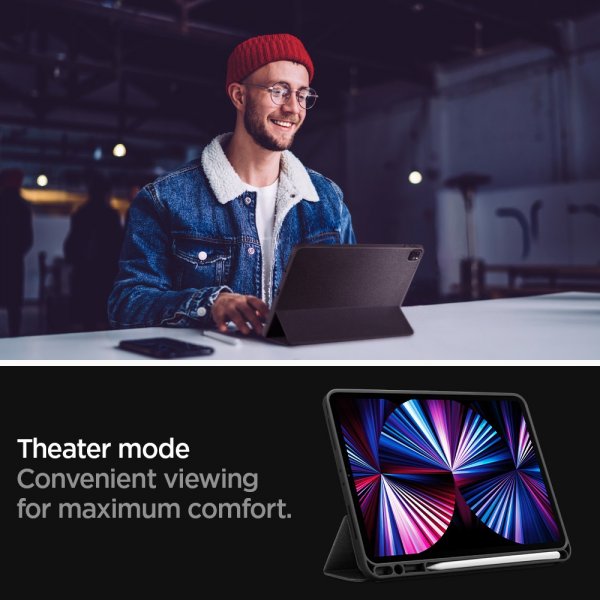 Spigen iPad Pro 11 (2./3./4. sukupolvi) suojakuori Urban Fit, musta