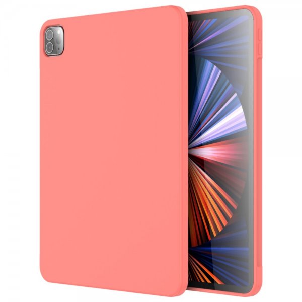iPad Pro 11 (2./3./4. sukupolvi) kuori, nestemäinen silikoni, oranssi