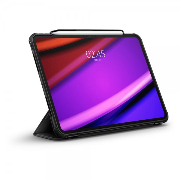 Spigen iPad Pro 11 (M4/M5) Suojakotelo Rugged Armor Pro Musta