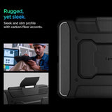 Spigen iPad Pro 11 (M4/M5) Suojakotelo Rugged Armor Pro Musta