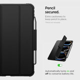 Spigen iPad Pro 11 (M4/M5) Suojakotelo Rugged Armor Pro Musta