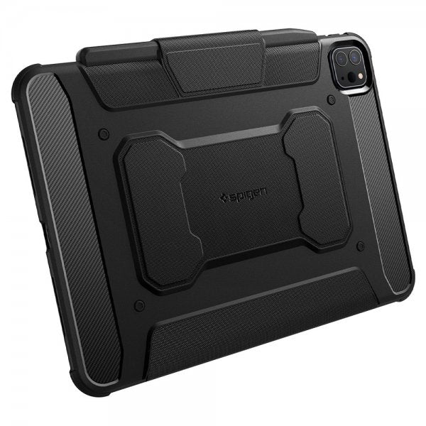 Spigen iPad Pro 11 (M4/M5) Suojakotelo Rugged Armor Pro Musta
