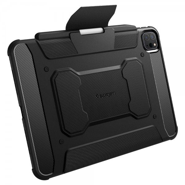 Spigen iPad Pro 11 (M4/M5) Suojakotelo Rugged Armor Pro Musta