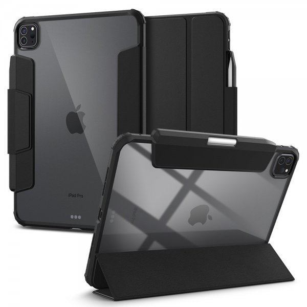 Spigen iPad Pro 11 (M4/M5) Ultra Hybrid Pro -suojakuori, musta
