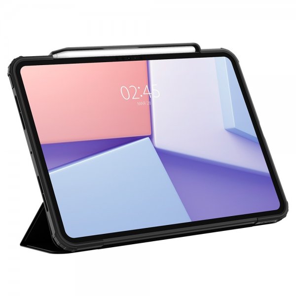 Spigen iPad Pro 11 (M4/M5) Ultra Hybrid Pro -suojakuori, musta