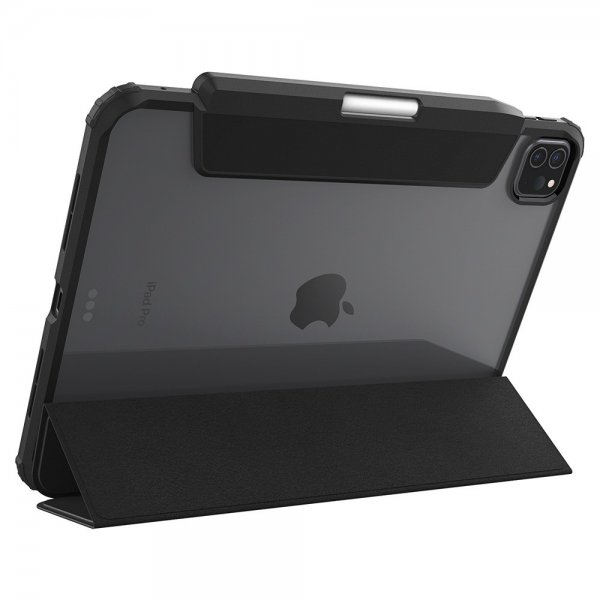 Spigen iPad Pro 11 (M4/M5) Ultra Hybrid Pro -suojakuori, musta