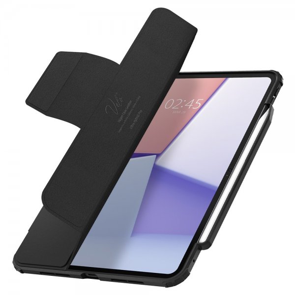 Spigen iPad Pro 11 (M4/M5) Ultra Hybrid Pro -suojakuori, musta