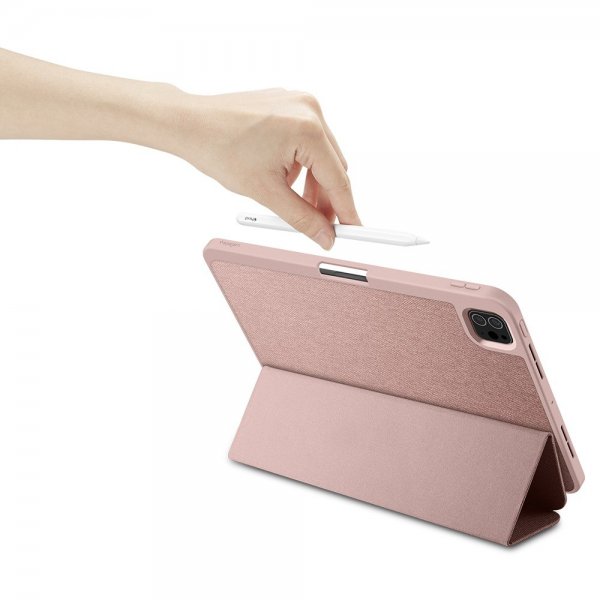 Spigen iPad Pro 11 (M4/M5) Urban Fit -suojakotelo, ruusukulta