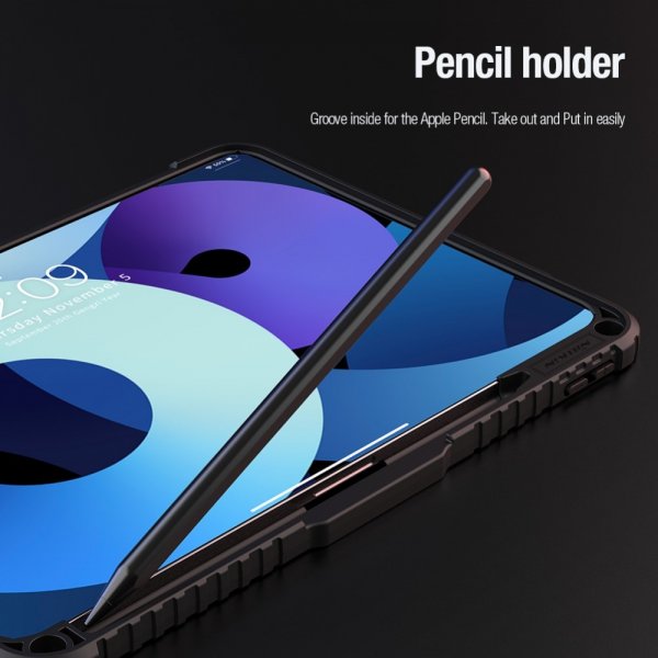 Nillkin iPad Pro 11 (M4/M5) Fodral Bumper Leather Case Pro, musta