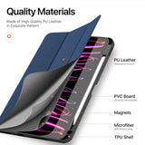 Dux Ducis iPad Pro 11 (M4/M5) DOMO Series -suojakotelo, sininen