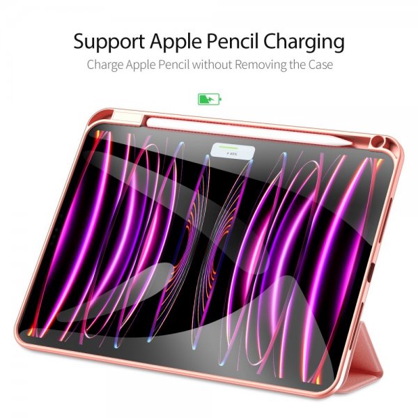 Dux Ducis iPad Pro 11 (M4/M5) Suojakotelo DOMO Series Vaaleanpunainen
