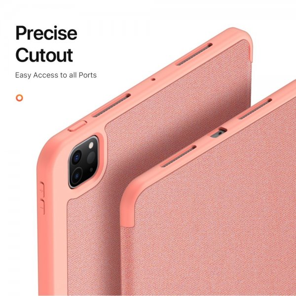 Dux Ducis iPad Pro 11 (M4/M5) Suojakotelo DOMO Series Vaaleanpunainen