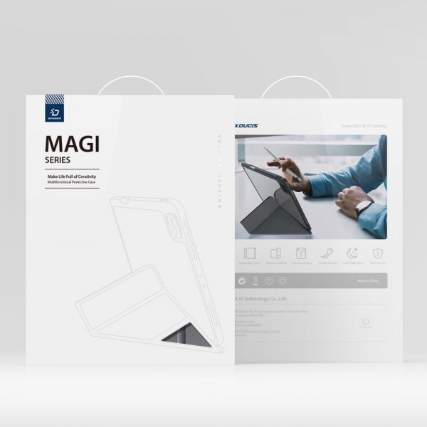 Dux Ducis iPad Pro 11 (M4/M5) Magi Series -suojakotelo, harmaa