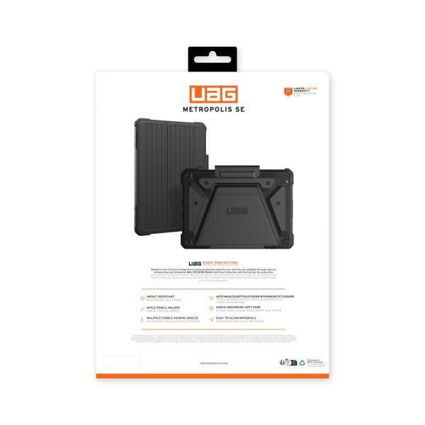 Urban Armor Gear (UAG) iPad Pro 11 (M4/M5) Metropolis SE -suojakotelo, musta