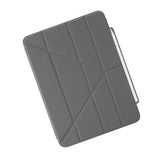 Pipetto iPad Pro 11 (M4/M5) Suojakotelo Origami No3 Pencil Case Harmaa