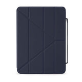 Pipetto iPad Pro 11 (M4/M5) Suojakotelo Origami No3 Pencil Case Tumman sininen