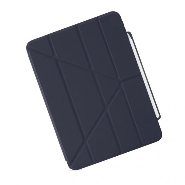 Pipetto iPad Pro 11 (M4/M5) Suojakotelo Origami No3 Pencil Case Tumman sininen