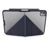 Pipetto iPad Pro 11 (M4/M5) Suojakotelo Origami No3 Pencil Case Tumman sininen